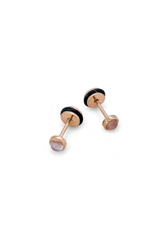 MOONLIT BLUSH EAR STUDS